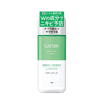 Мужской матирующий лосьон "Gatsby Acne Care Water" для ухода за проблемной кожей, склонной к Акне и воспалениям (для жирной кожи) 200 мл