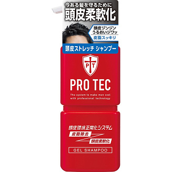 Мужской увлажняющий шампунь-гель от перхоти "Pro Tec" с лёгким охлаждающим эффектом 300 г, помпа