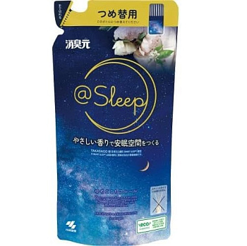 Жидкий дезодорант "Shoshugen @Sleep" для спальни с ароматом свежих цветов (сменная упаковка) 400 мл 
