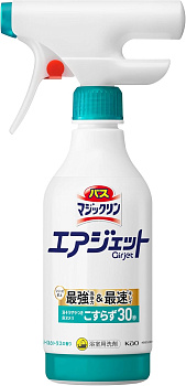 Пенящееся чистящее и дезодорирующее средство для ванной "MagicClean Airjet" (быстрого действия, аромат трав и цитрусов) 420 мл, флакон с распылителем 