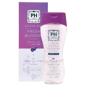 Нежный гель для интимной гигиены  "pH Care" с пантенолом и растительными экстрактами (с экстрактом ромашки и ароматом весенних цветов) 150 мл 