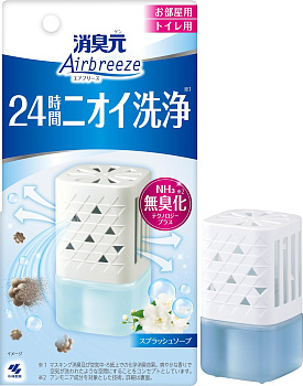 Жидкий дезодорант "Shoshugen Airbreeze" универсальный (интенсивный аромат цветочного мыла) 59 мл 