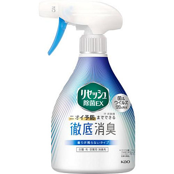 Кондиционер-спрей "Resesh Antibacterial EX" для белья (дезодорирующий, антибактериальный, лёгкий аромат) 370 мл, флакон с распылителем