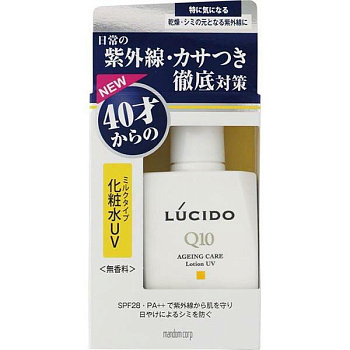 Увлажняющий лосьон "Lucido Ageing Care Lotion UV" для лица с защитой от ультрафиолета SPF 28 PA++ (для мужчин после 40 лет) без запаха, красителей и консервантов 100 мл 